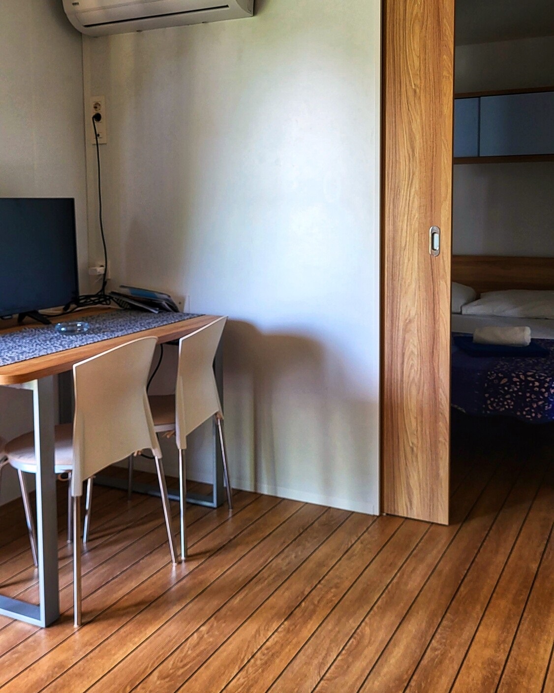 Blue home – living dining area